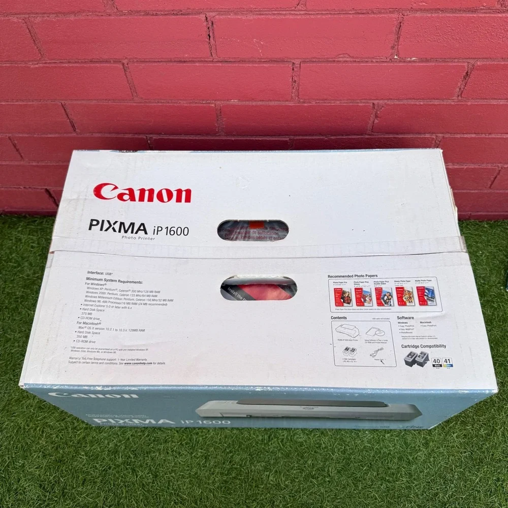 Canon PIXMA iP1600 Photo Printer Compact All in One Wireless‎ Inkjet